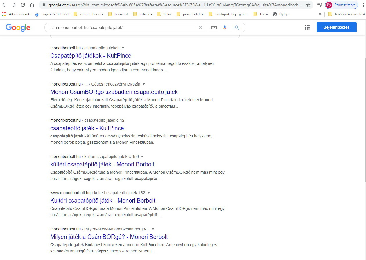 google keresés a monoriborbolt.hu teljes oldalán