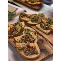 Velős pirítós készítése dsznóvágáskor