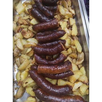 disznótoros sült kolbász