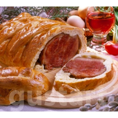Tésztában sült husvéti sonka, recept, disznóvégés, gasztronómia