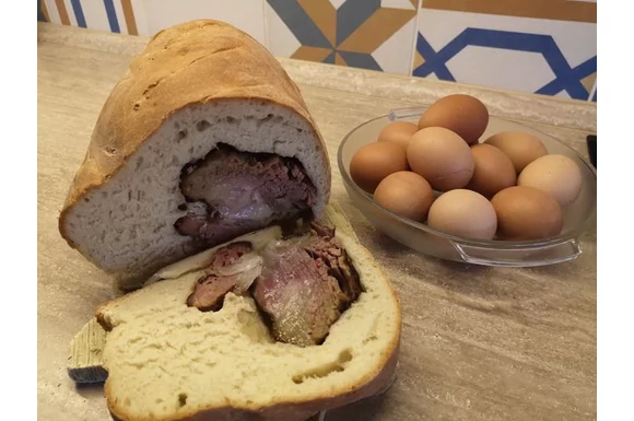 Tésztában sült húsvéti sonka Lajos Mari receptje szerint