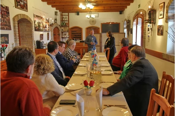 Borvacsora a Monor Hegyessy Lions Club vendégei számára