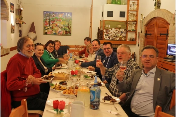Borvacsora a Monor Hegyessy Lions Club vendégei számára, galéria