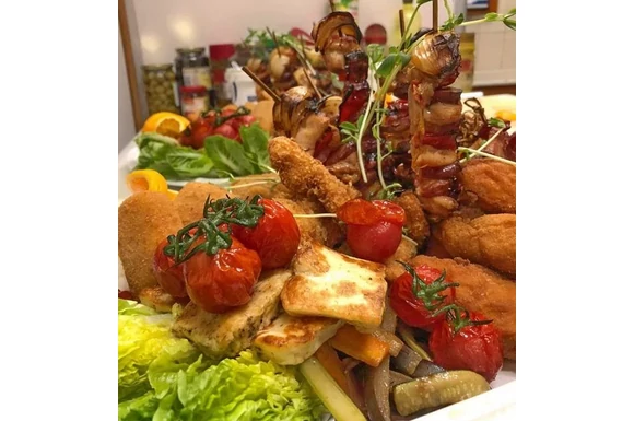 Esküvői menü és fogadó falatok, galéria