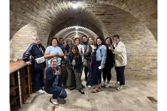 AFS EVA program résztvevői a KultPincében